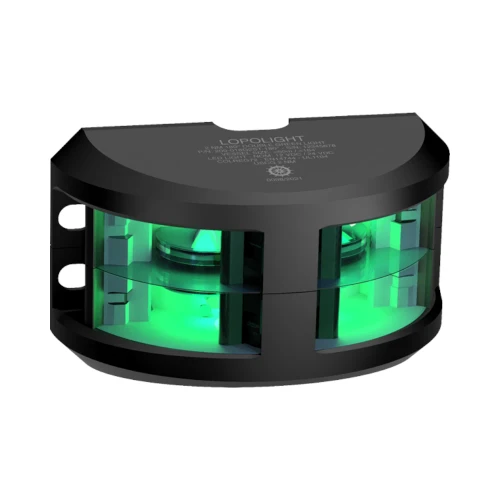 Lopolight 200-018 Series 180° Green Navigation Light, 2NM, Vertical Mount, 10-32VDC, IP68