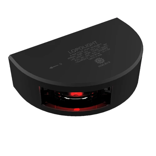 Lopolight 301-002 Port Sidelight, 2NM, 10-32V, IP68, Vertical Mount, 6m Cable