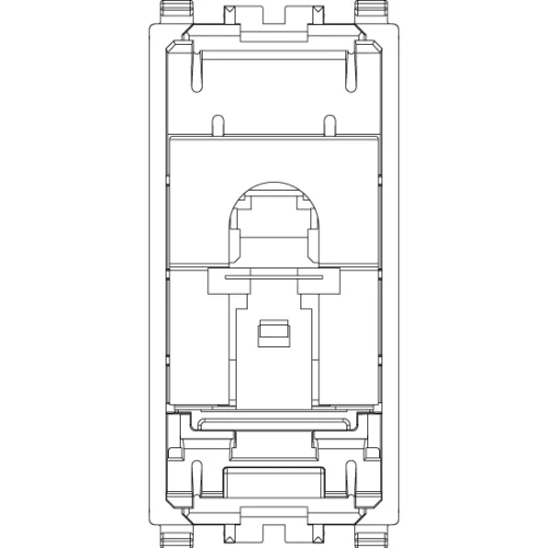 Vimar EIKON RJ45 Netsafe Outlet, T568A/B, Insulation-Piercing Terminals