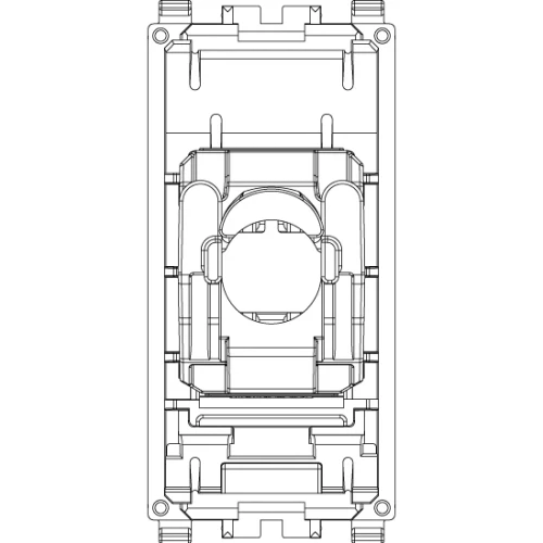 Vimar EIKON RJ45 Netsafe Outlet, T568A/B, Insulation-Piercing Terminals