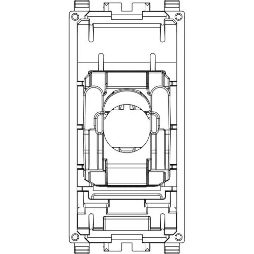 Vimar EIKON RJ45 Netsafe Outlet, T568A/B, Insulation-Piercing Terminals