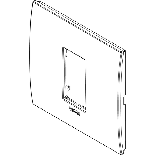 Vimar Arké Classic 1-Module Cover Plate, 90 x 90 mm