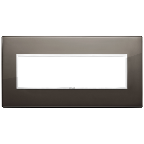 Vimar Eikon EVO 7-Module Cover Plate, Horizontal/Vertical Mount