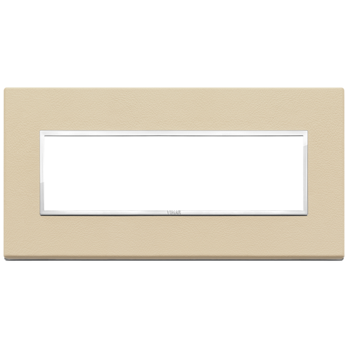 Vimar Eikon EVO 7-Module Cover Plate, Horizontal/Vertical Mount