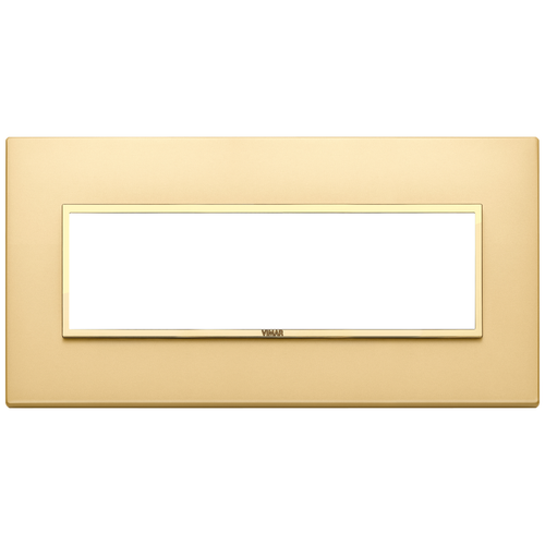 Vimar Eikon EVO 7-Module Cover Plate, Horizontal/Vertical Mount