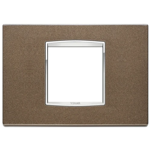 Vimar Eikon Classic Cover Plate, 2-Central-Module, Horizontal/Vertical Mount