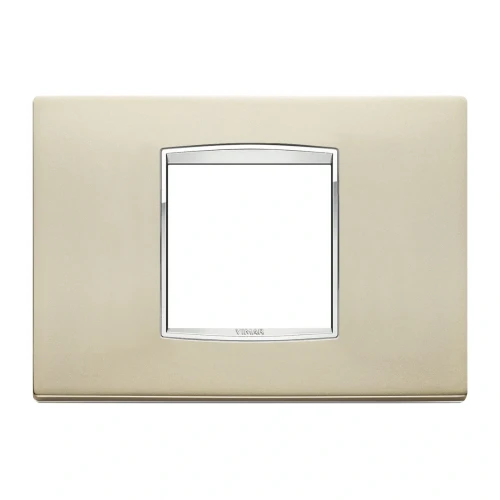 Vimar Eikon Classic Cover Plate, 2-Central-Module, Horizontal/Vertical Mount