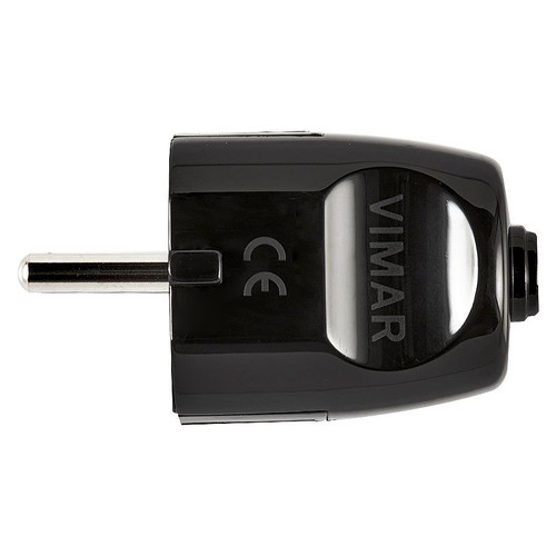 Vimar Supernova German/French S31 2P+E Axial Plug, 16A, 250V, IP20, Screwed Terminal