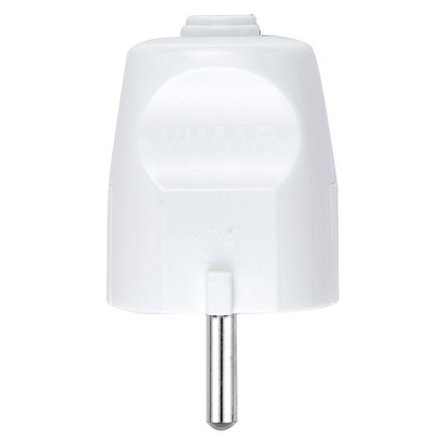 Vimar Supernova German/French S31 2P+E Axial Plug, 16A, 250V, IP20, Screwed Terminal