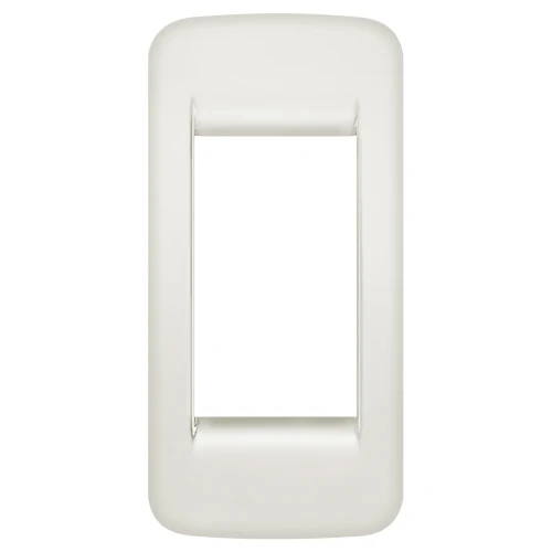Vimar Idea Rondò Cover Plate, 1-Module, Die-Cast Metal, Panel Mount