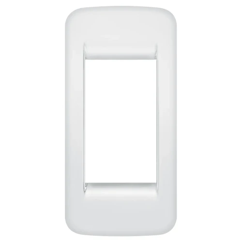 Vimar Idea Rondò Cover Plate, 1-Module, Die-Cast Metal, Panel Mount