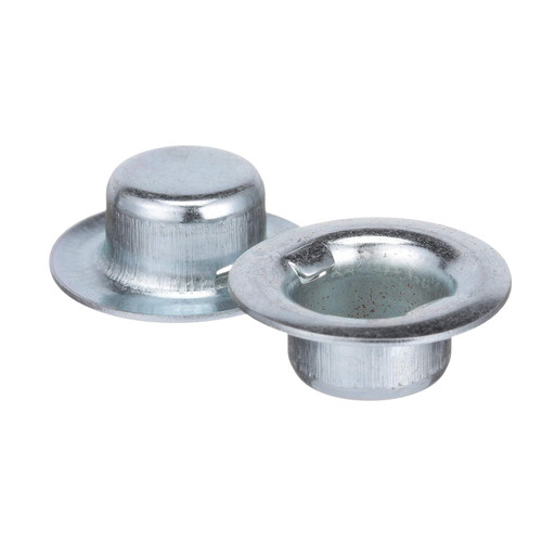 Attwood Marine Pal Nuts, For 5/8 in Roller Shafts, Zinc-Plated, Set of 8