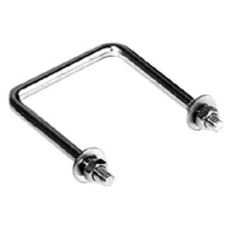 Attwood Marine Square Bend U-Bolt Set, For Roller Brackets, 3-1/8 x 3 in, 7/16 in Diameter, Zinc-Plated Steel