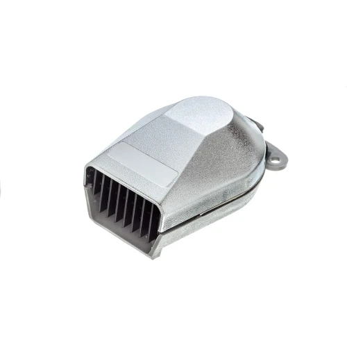Attwood Marine Low-Profile Compact Horn, 12V, Chrome Plastic