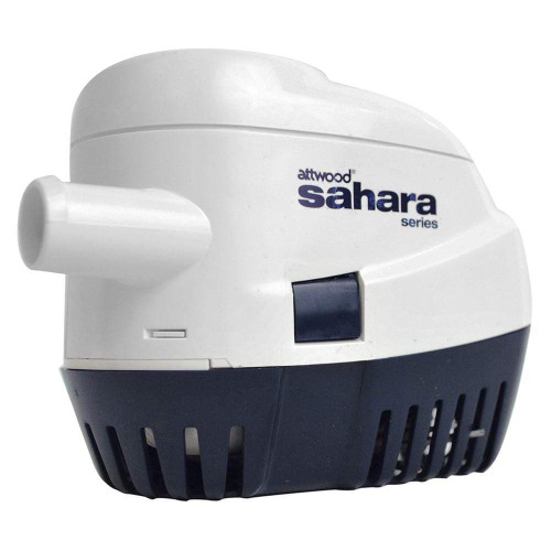Attwood Marine Sahara S1100 Automatic Bilge Pump, 12V, 1100 GPH, 1-1/8 in Outlet