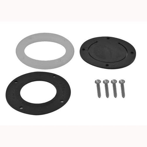 Attwood Marine Thru-Hull Scupper Service Kit, Outer Ring, Rubber Flapper, 4 Stainless Steel Screws