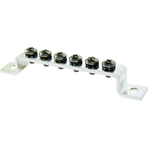 Blue Sea Systems MiniBus Common Grounding BusBar, 100A, 6-Gang, 48V DC