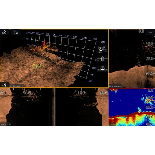 Raymarine Axiom Pro 12 RVX Chartplotter/Fishfinder, 12.1 in, RealVision 3D, 1kW CHIRP Sonar