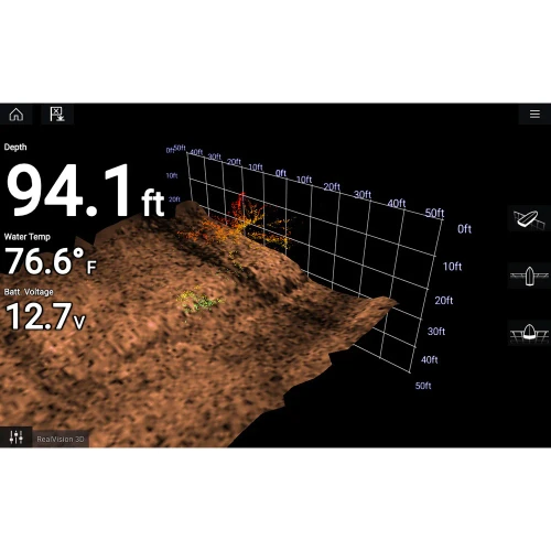 Raymarine Axiom Pro 12 RVX Chartplotter/Fishfinder, 12.1 in, RealVision 3D, 1kW CHIRP Sonar