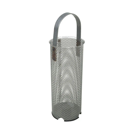Perko 493 Series Strainer Basket, For 1-1/4 in NPT, 304 SS, 2-5/8 in x 6-1/4 in - Apollo Lighting