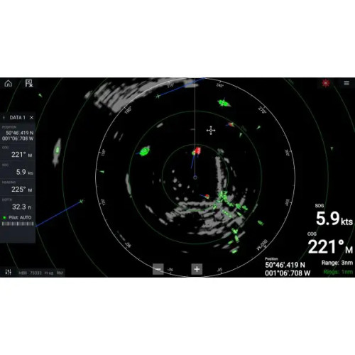 Raymarine Quantum 2 Q24D Radar Dome, 18 in, Doppler, CHIRP, Wi-Fi, Ethernet, Black Radome, No Cables - Apollo Lighting
