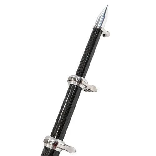 TACO Marine Carbon Fiber Center Rigger Pole, 16 ft, Black