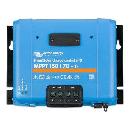 Victron Energy SmartSolar MPPT 150/70-Tr Solar Charge Controller, 70A, 150V, 12/24/36/48V, Bluetooth