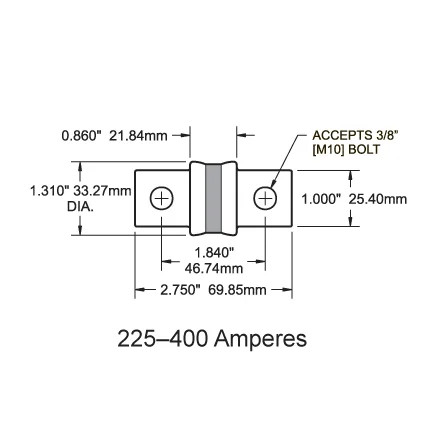 Blue Sea Systems A3T Class T Fuse, 125V DC, 20,000A AIC - Apollo Lighting