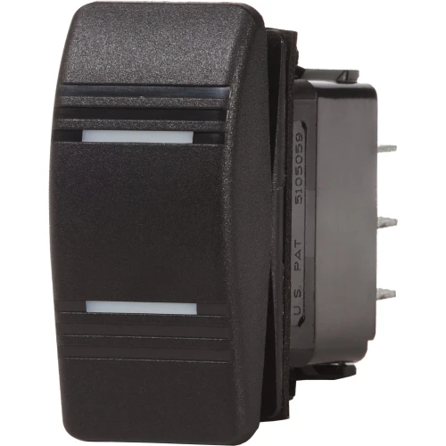 Blue Sea Systems Contura III Water Resistant Rocker Switch, 20A @ 12V, 15A @ 24V