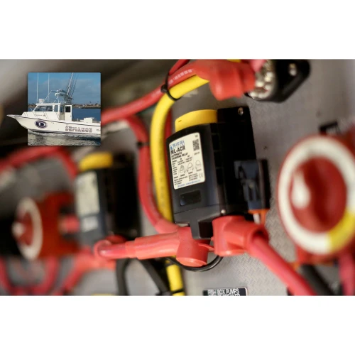 Blue Sea Systems ML-ACR Automatic Charging Relay, 500A, Magnetic Latching, Dual Sensing