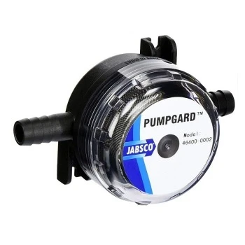 Jabsco Pumpgard In-Line Strainer, For Diaphragm Pumps, Stainless Steel Screen