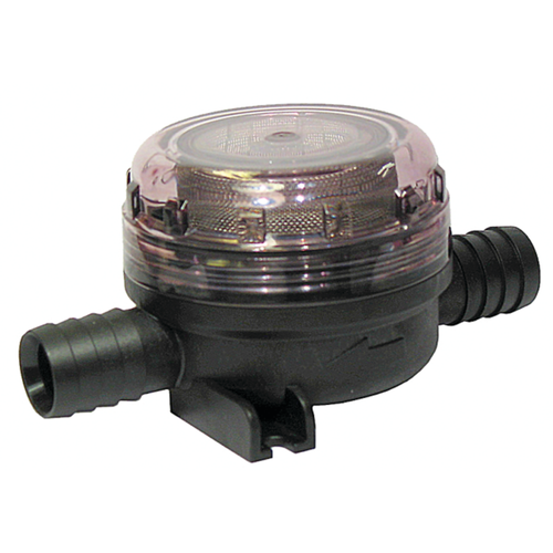 Jabsco Pumpgard In-Line Strainer, For Diaphragm Pumps, Stainless Steel Screen