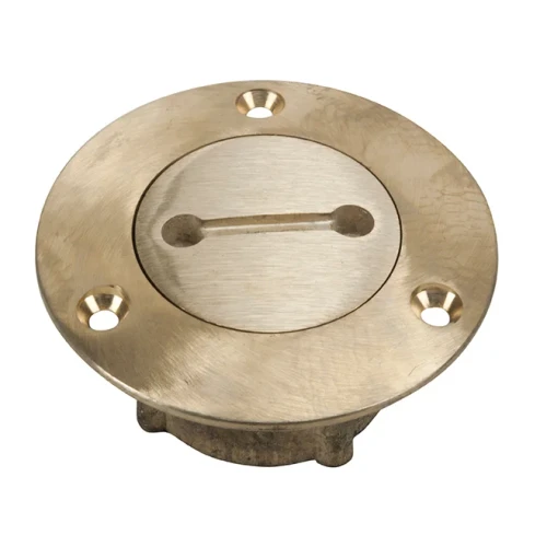 Perko 0528 Unmarked Pipe Deck Fill, Cast Bronze, Key and O-Ring