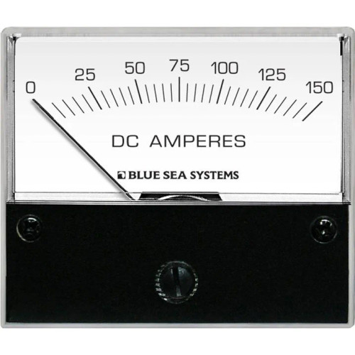 Blue Sea Systems DC Analog Ammeter, 2.75 in Face, 12V/24V DC Backlight - Apollo Lighting