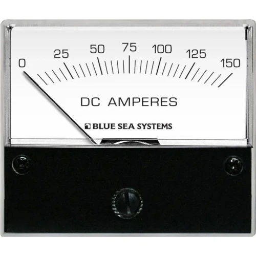 Blue Sea Systems DC Analog Ammeter, 2.75 in Face, 12V/24V DC Backlight