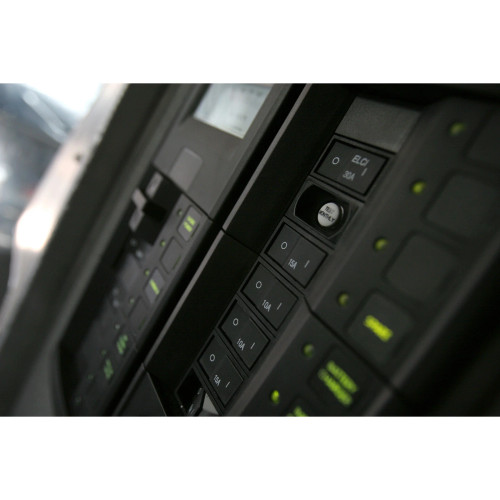 Blue Sea Systems Residual Current Circuit Breaker, Flat Rocker, Magnetic Hydraulic, Front Panel Mount - Apollo Lighting