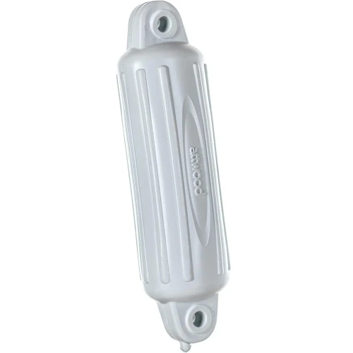 Attwood Marine SoftSide Oval Mooring Fender, Polymeric Material, Ribbed Sides