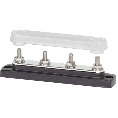 Blue Sea Systems Common 150A BusBar, 48V DC, 300V AC, Tin-Plated Copper Bus