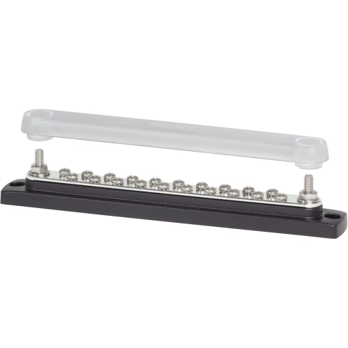 Blue Sea Systems Common 150A BusBar, 48V DC, 300V AC, Tin-Plated Copper Bus
