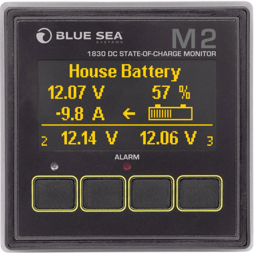 Blue Sea Systems M2 OLED Digital Monitor, IP66 - Apollo Lighting