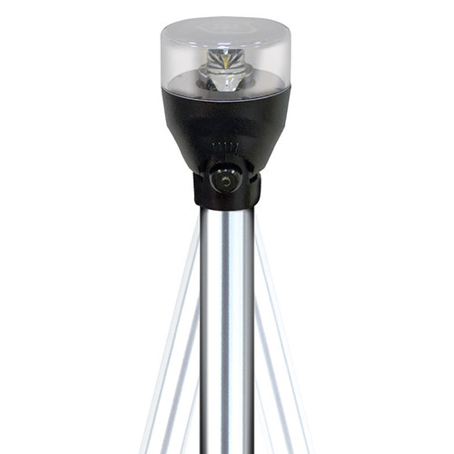Attwood Marine LightArmor LED All-Round Articulating Pole Light, 2 NM, 10.5-14.4V DC