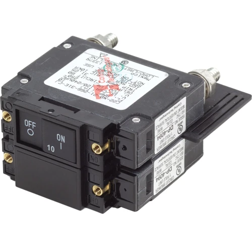 Blue Sea Systems UL-489 Circuit Breaker, 240V AC, 2-Pole, Flat Rocker