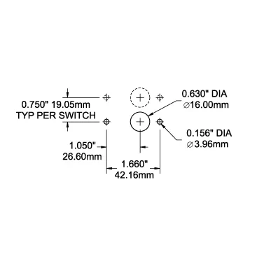 Blue Sea Systems Toggle Panel Switch, 15A at 32V DC, 15A at 125V AC, 10A at 250V AC, A-Series Mount, 5/8 in Adapter