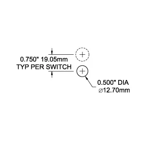 Blue Sea Systems Toggle Panel Switch, 15A at 32V DC, 15A at 125V AC, 10A at 250V AC, A-Series Mount, 5/8 in Adapter