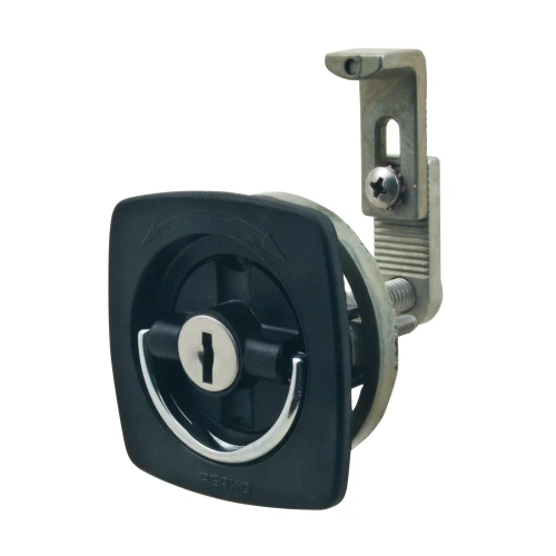Perko 0931 Flush Lock with 2 Keys, 2 in Hole, 1/4 to 1-1/8 in Door