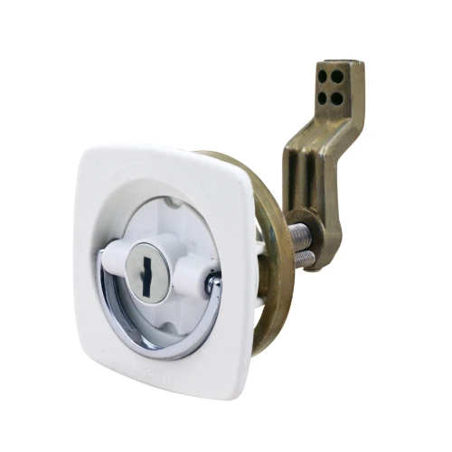Perko 0931 Flush Lock with 2 Keys, 2 in Hole, 1/4 to 1-1/8 in Door