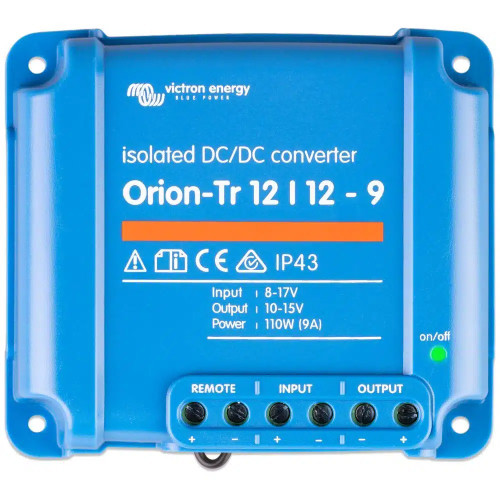 Victron Energy Orion-Tr Isolated DC-DC Converter, 110-120W, IP43, Remote On/Off