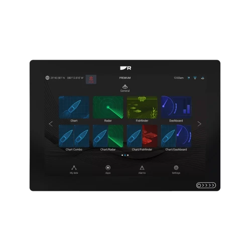 Raymarine Axiom+ MFD Chartplotter, Built-In GPS, Wi-Fi, NMEA 2000