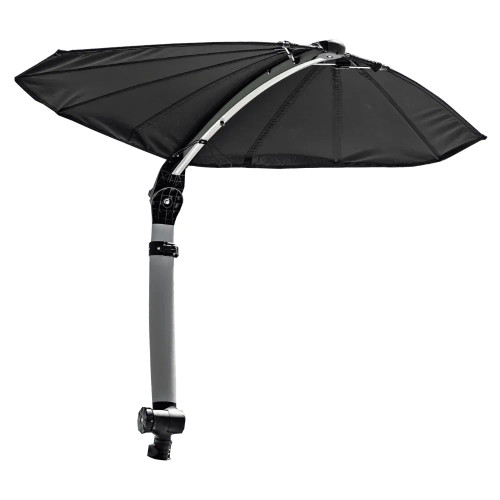 TACO Marine ShadeFin Mini Boat Shade, 60 x 38 in Coverage, UPF 50+, 36-52 in Adjustable Height - Apollo Lighting