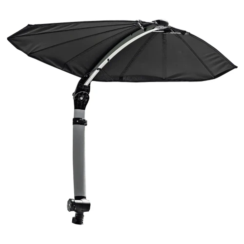 TACO Marine ShadeFin Mini Boat Shade, 60 x 38 in Coverage, UPF 50+, 36-52 in Adjustable Height